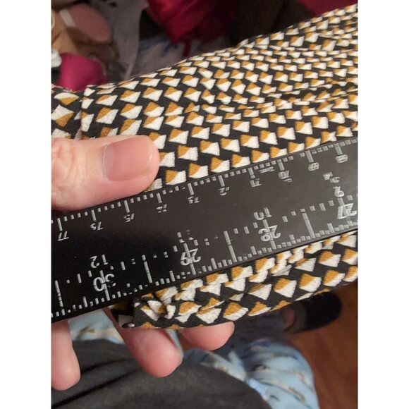 Zara Geometric Print Women's Pull On Pants Size M Pockets READ - Picture 10 of 11